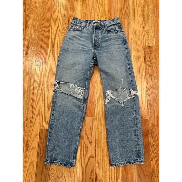 Re/Done 90’s Crop Low Slung Jeans - Picture 2 of 7